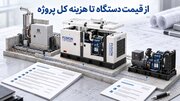 هزینه کانوپی و تابلو انتقال خودکار دیزل ژنراتور جدا از قیمت پایه دستگاه محاسبه می‌شود