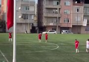 شادی گل فوتبالیست آماتور در استان اردو ترکیه + فیلم