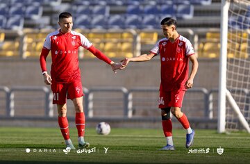 پیروزی ۸ گله پرسپولیس در دیدار تدارکاتی