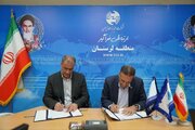 امضای قرارداد اجرای پروژه پایش تصویری و توسعه فیبرنوری در الیگودرز