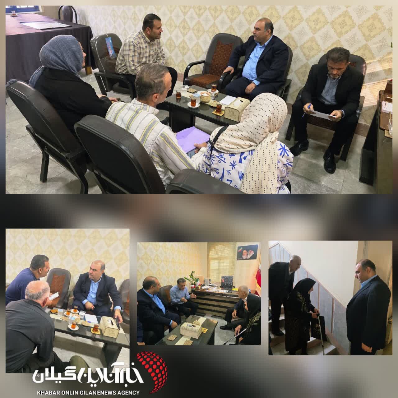 رسیدگی به مسائل و مشکلات شهروندان لنگرودی در دیدار عمومی فرماندار شهرستان رسیدگی به مسائل و مشکلات شهروندان لنگرودی در دیدار عمومی فرماندار شهرستان