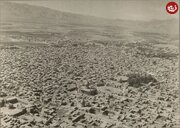 منظره شیراز از درون هواپیما در حدود ۷۵ سال قبل / عکس