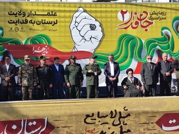 سردار فدوی: مردم لرستان با وسایل شخصی برای باز شدن تونلهای هوافضای سپاه به میدان آمدند/ شلیکهای متعددی از لرستان به سمت پایگاههای آمریکا انجام شد