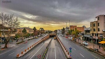 زیرگذر زند شیراز ۱۰ شب برای آسفالت‌ریزی بسته می‌شود