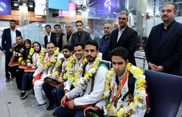 مدالآوران پاراآسیایی خانواده صنعت مس مورد استقبال مدیران شرکت ملی صنایع مس ایران قرار گرفتند