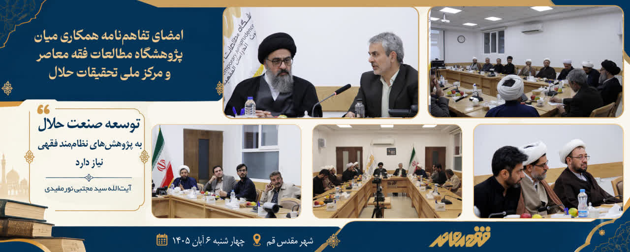 آیت‌الله نورمفیدی: توسعه صنعت حلال به پژوهش‌های نظام‌مند فقهی نیاز دارد