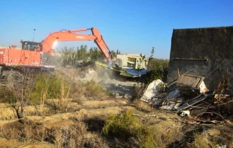 ۶۲ ساخت‌وساز غیرمجاز در چهاردانگه تخریب شد؛ آزادسازی ۴۵ هزار مترمربع زمین کشاورزی