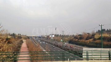 الودگی هوای تهران از پارک پردیسان