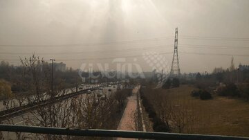 الودگی هوای تهران از پارک پردیسان