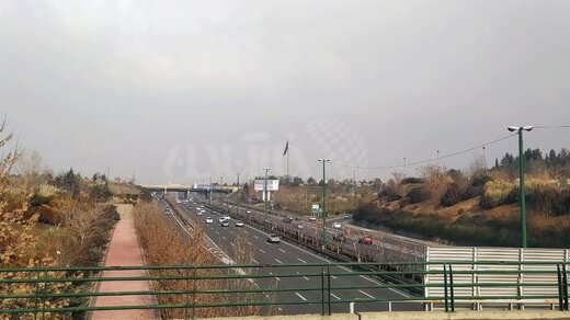 الودگی هوای تهران از پارک پردیسان