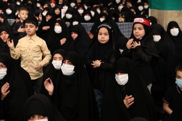 پنجمین شب مراسم عزاداری حضرت زهرا (س) با حضور رهبر انقلاب
