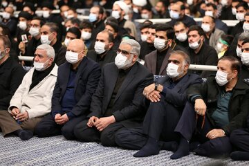 پنجمین شب مراسم عزاداری حضرت زهرا (س) با حضور رهبر انقلاب
