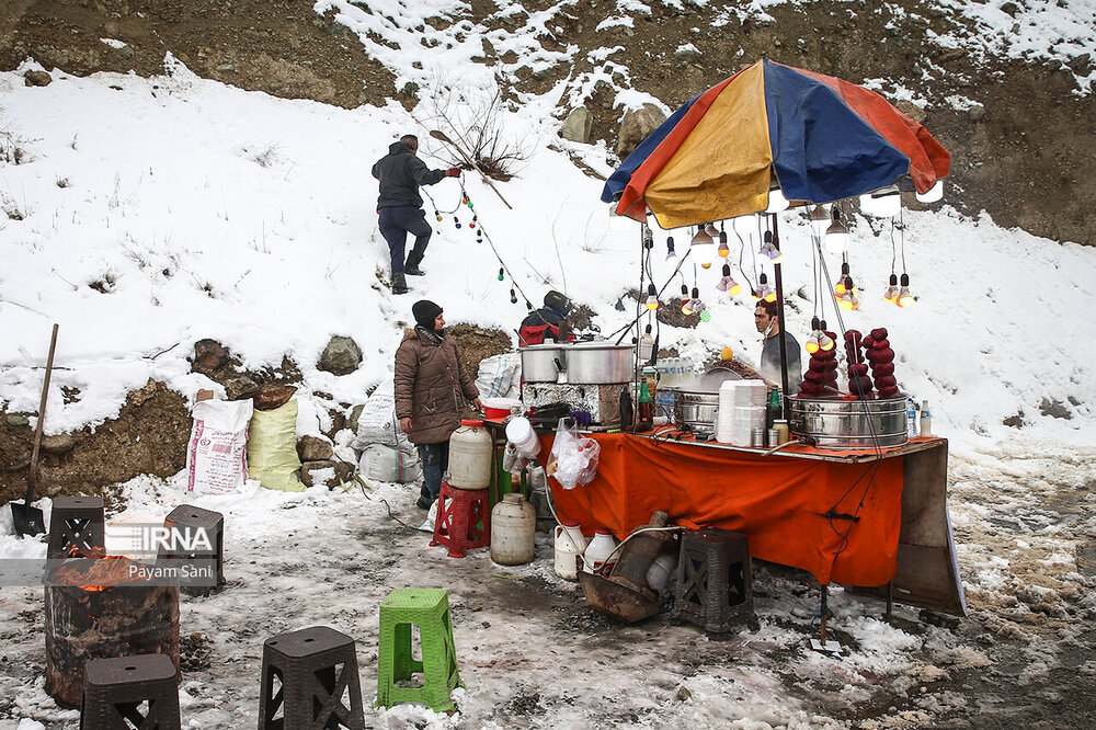 بارش برف در تهران
