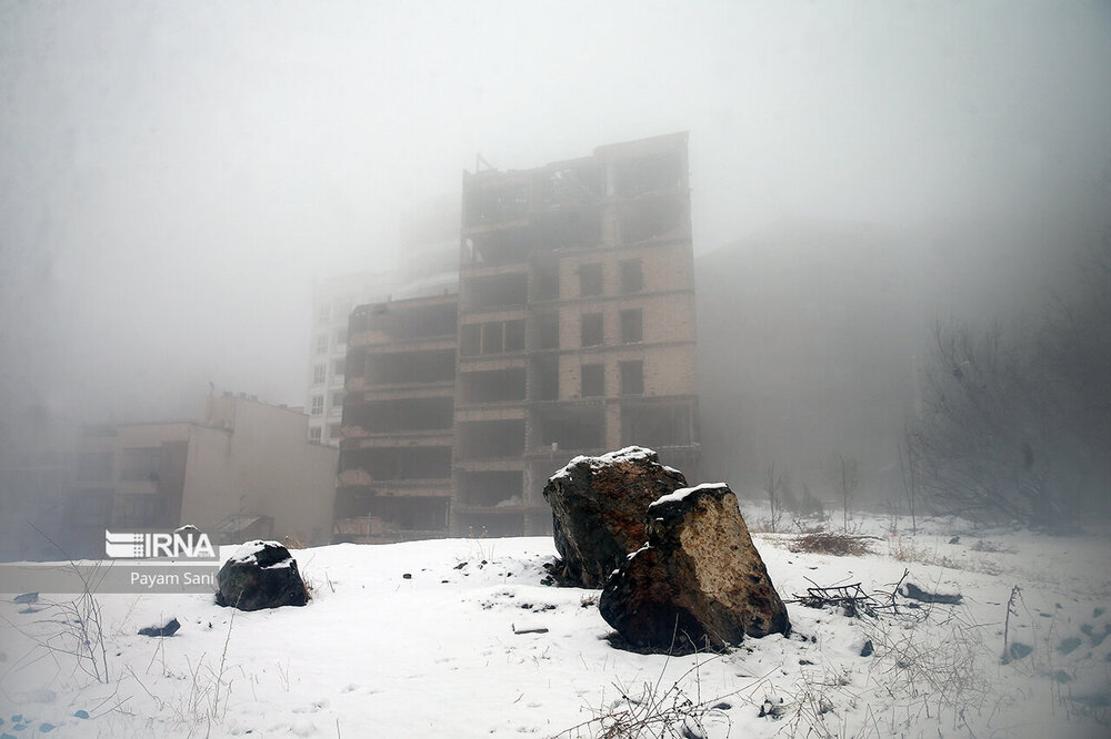 بارش برف در تهران