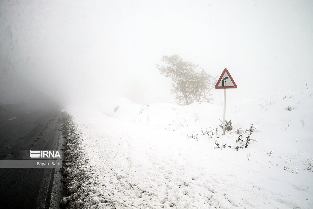 بارش برف در تهران