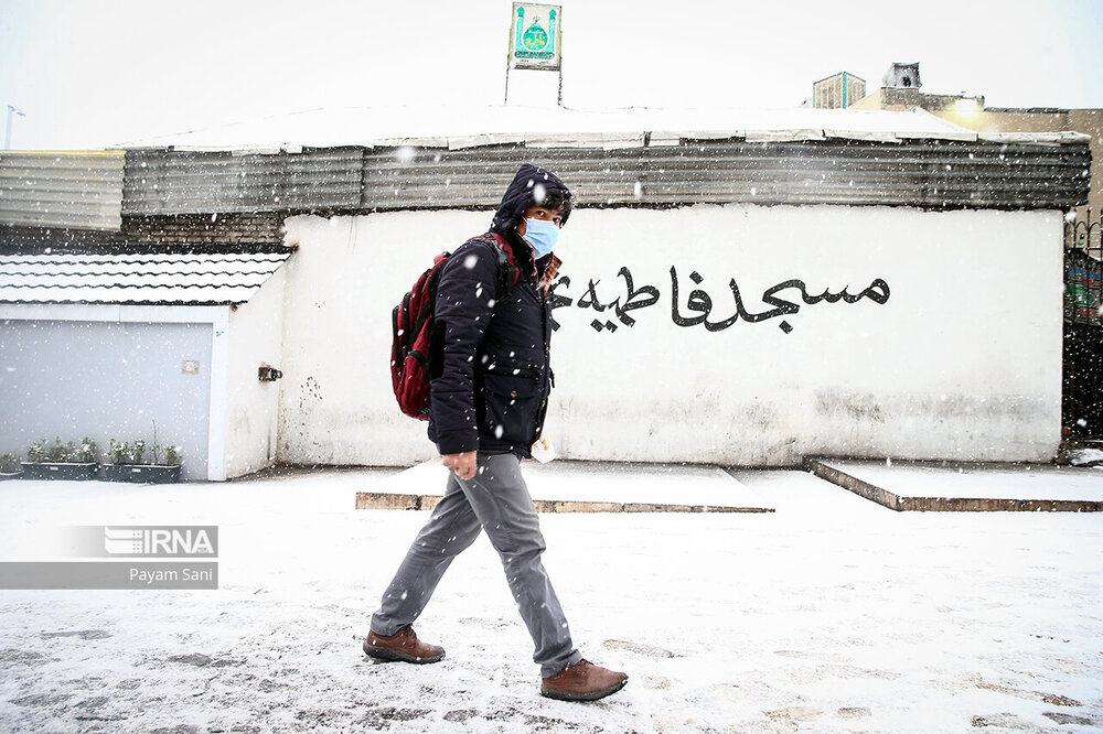 بارش برف در تهران