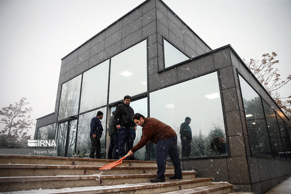 بارش برف در تهران