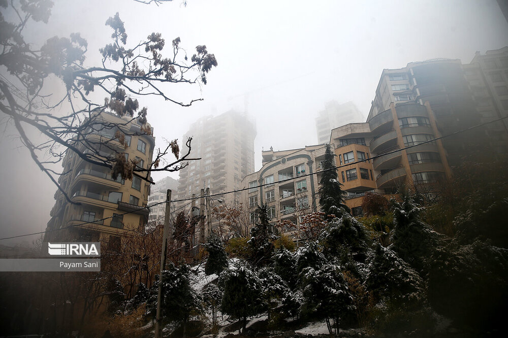 بارش برف در تهران