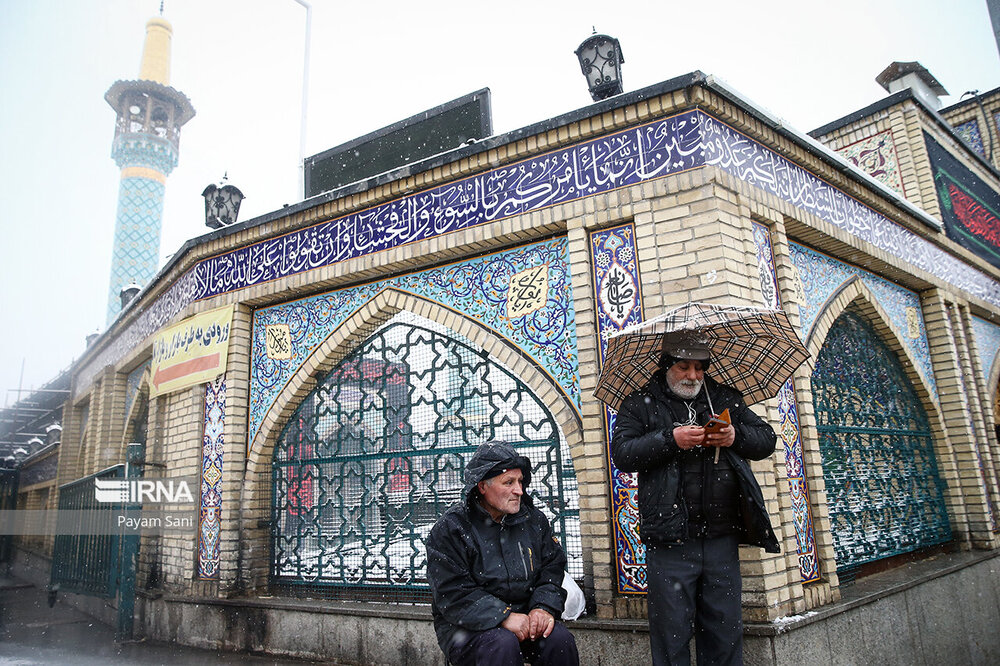 بارش برف در تهران