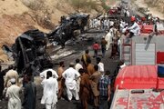 ببینید | تصادف مرگبار در پاکستان با ۴۰ کشته