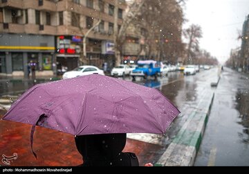 بارش برف در تهران