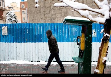 بارش برف در تهران