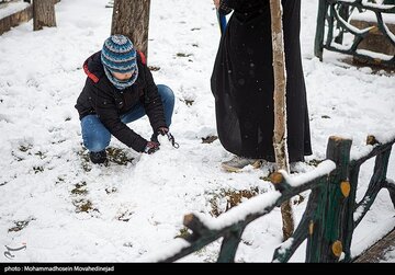 بارش برف در تهران