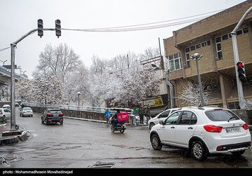 بارش برف در تهران