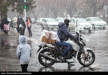 بارش برف در تهران
