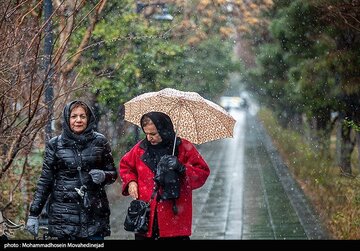 بارش برف در تهران