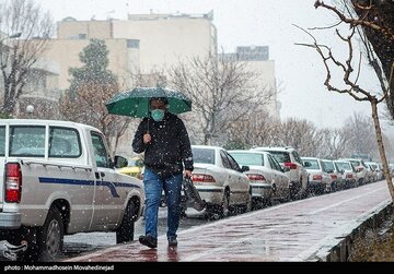 بارش برف در تهران
