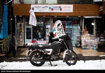بارش برف در تهران