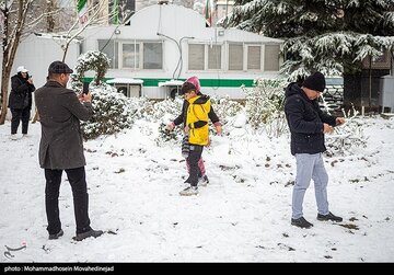 بارش برف در تهران