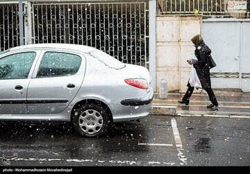 بارش برف در تهران