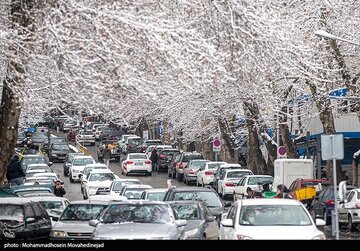 بارش برف در تهران