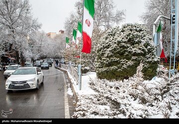 بارش برف در تهران