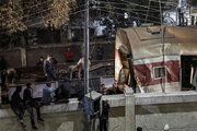 ببینید | خروج خونین و مرگبار قطار از ریل در مصر