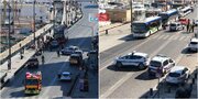 ببینید | تصاویری وحشتناک از زیر گرفتن چند نفر در بوردو فرانسه توسط یک راننده روانی!