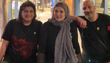 عکس | قاب خانوادگی امیر جعفری و ریما رامین‌فر