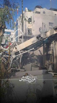 اولین تصاویر از حمله هوایی اسرائیل