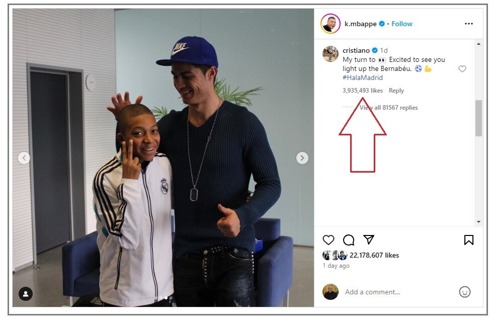 عکس | رکوردشکنی تاریخی کریستیانو رونالدو در اینستاگرام