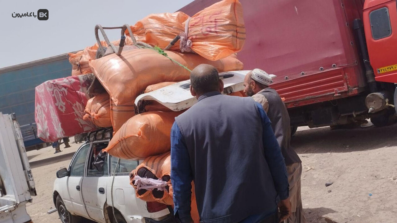 ببینید | اسبابکشی اتباع افغانستانی از مرز ماهیرود خراسان جنوبی